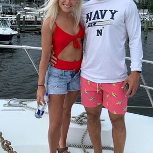 High leg cheeky swimsuit